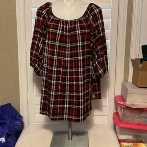 Misia Plaid Blouse - Red, Yellow, White, Black